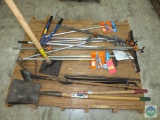 Lot Air Guns Shovels Pry Bars Tamper +