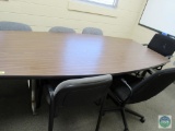 Conference table and six office chairs