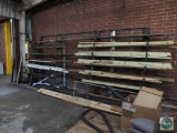 Lot 2 Metal Pipe Racks with Contents