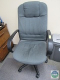 Gray rolling office chair