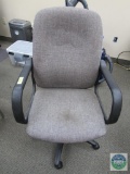 Gray rolling office chair