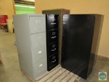 Pallet of six metal file cabinets - all four-drawer