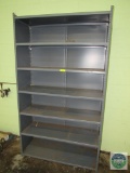 Metal storage shelf unit