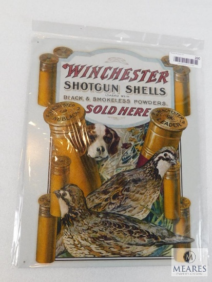 16" X 12.5" Winchester Shotgun Shells Vintage Look Tin Sign