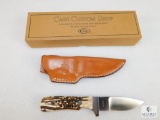 New Case Custom Hunter Knife Stag Handle #01754