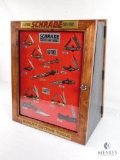 Old Timer Schrade Uncle Henry Display with 12 New Knives
