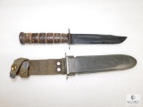 USN Mark 2 Camillus Knife with Mark 2 Sheath
