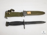 M7 M16 AR15 Army Issue Knife with Sheath