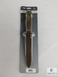 New Glock Field Knife Dark Earth w/ Saw & Clip Sheath