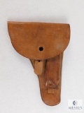 Leather holster with markings for a Bulgarian Makarov pistol