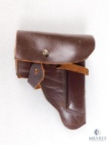Brown Leather Holster for Makarov 9 x 18