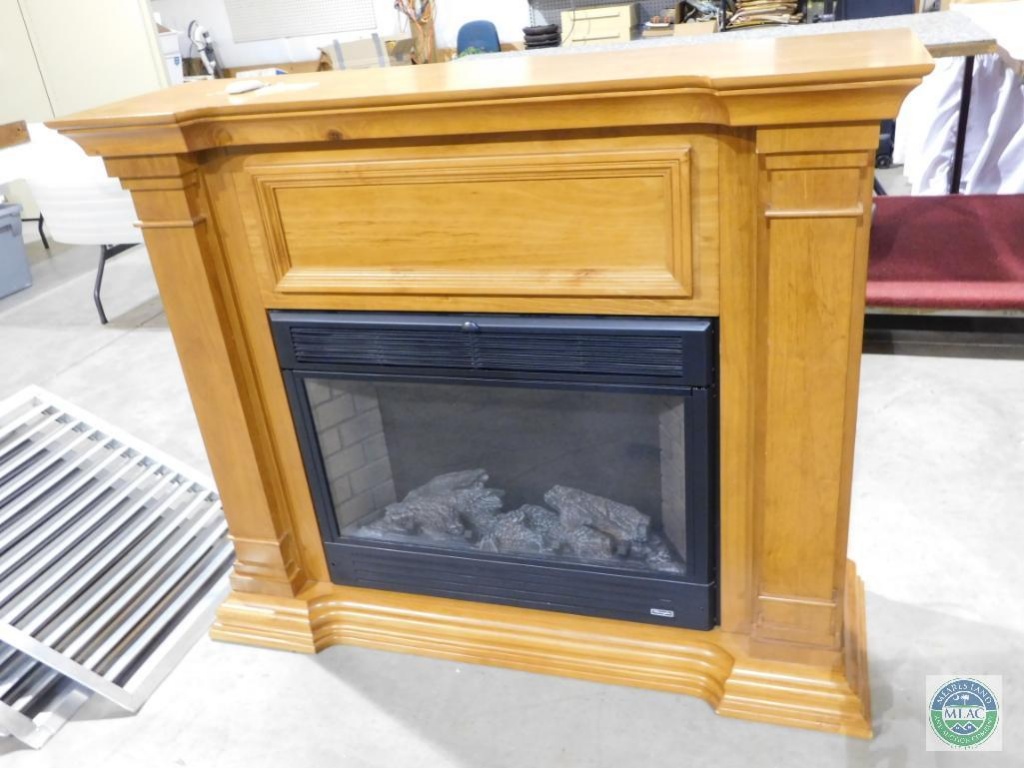 Lot Charmglow Electric Fireplace With Remote Proxibid