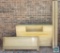 Vintage Full / Double Bed Headboard with Sliding Doors Footboard and Side Rails