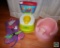 Lot Toddler Baby Items Sesame Street Training Potty Body Glove Life Jacket & Bumbo