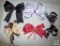 Lot 5 Handmade Little Girls Hair Bows