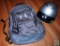 Lot Under Armor Batting Baseball Helment & Backpack / Bookbag