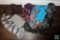 New Ladies Brown Purse & Lot 7 Scarfs