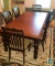 Large 7 Piece Farmhouse Dining Room Table Chair Set