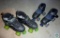 2 Youth Roller Quad Speed Skates Laser & Airwalk Size 4