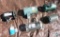 Lot of 5 Electric Motors 3 Phase Various Horsepower & 1 AC Capacitor