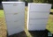 Lot of 2 Metal Lateral File Cabinets 1 is a Hon