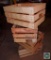 Lot of 4 Fruit / Vegatable Wood Crates Baskets