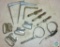 Lot of Hardware Tools L-Brackets D-Ring Pull Handles Toggle Clamps & Filter Wrenches