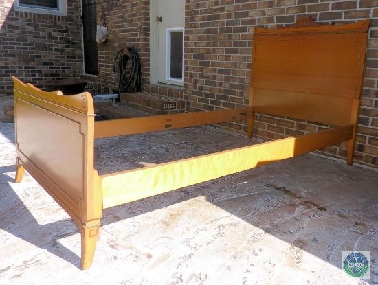 Solid Wood R-Way Single Bed Frame Headboard Footboard and Side Rails