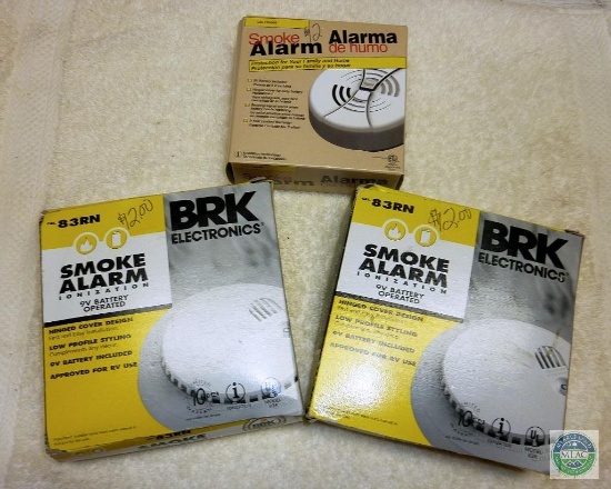 Lot 3 New Smoke Detectors Fire Alarms