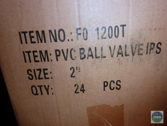 New Case of PVC 2" Ball Valves for Water Irrigation Pools etc