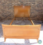 Solid Wood R-Way Single Bed Frame Headboard Footboard and Side Rails