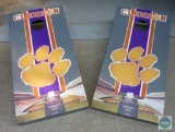 Clemson Tigers Death Valley Regulation Size Cornhole Board Set