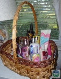 Basket Lot Bath & Body Works Lotions & Hair Care items
