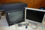 Pelco Security Monitor & Multiplexer & Philips Flat Screen Computer Monitor