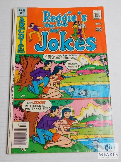 Archie Series, Reggie's "wise Guy"Jokes, No.39 , Oct. 1976 Issue