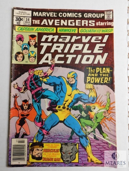 Marvel Comic, The Avengers, No.34 , March 1977 Issue