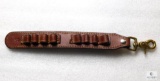 Leather Belt / Key Chain Clip Holds 16 .45 Cal Bullets