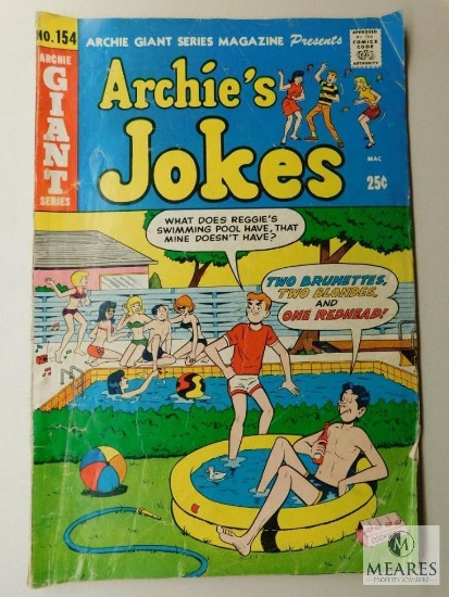 Archie Giant Series, Archie Giant Series Magazine, No. 154, June 1968 Issue