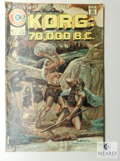 Charlton Comics, Korg:70,000 B.C., No.2, Aug. 1975 Issue