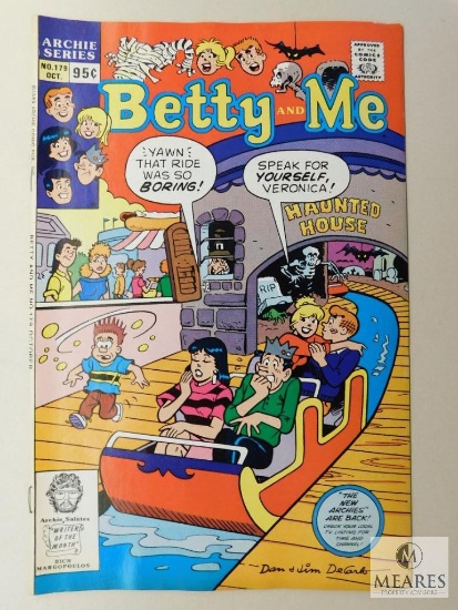Archie Series, Betty & Me, No. 179, October 1989 Issue