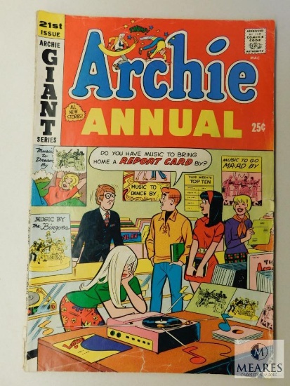 Archie Giant Series, Archie Annual, No. 21, 1969-1970 Issue