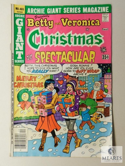 Archie Giant Series, Betty and Veronica Christmas Spectacular, No. 465, Dec. 1977 Issue