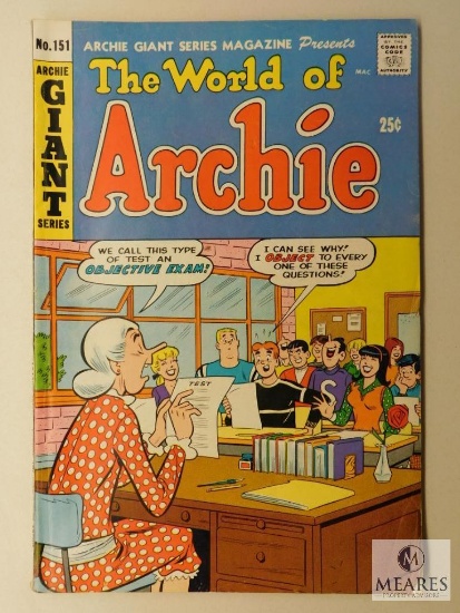 Archie Giant Series, The World of Archie, No. 151, February, 1968 Issue