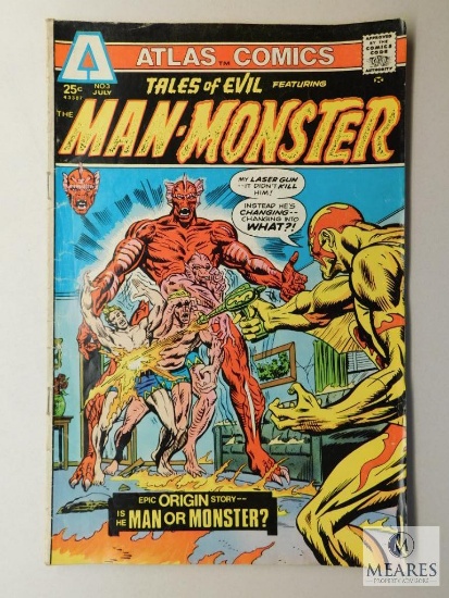 Atlas Comics, Tales Of Evil, No. 3, July, 1975 Issue