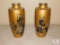 Lot 2 Vintage Japanese Vases Made From Torpedo Shells