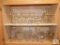 Contents Kitchen Cabinet - Lot Lead Crystal Glasses & Stemware