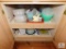 Contents Kitchen Cabinet - Storage Containers, Crock-pot, Muffin Pans +