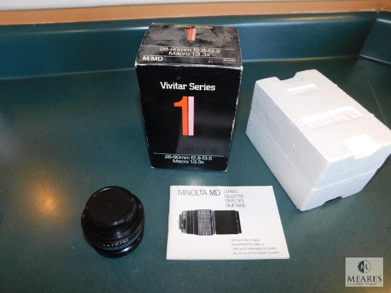 Vivitar 28-90mm Camera Lens Macro 1:3.3x