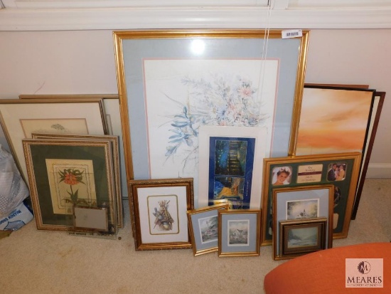 Lot of Approx 20 Pictures & Photo Frames