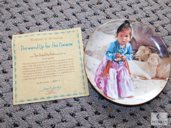 Hamilton Collection Native American Collector Plate